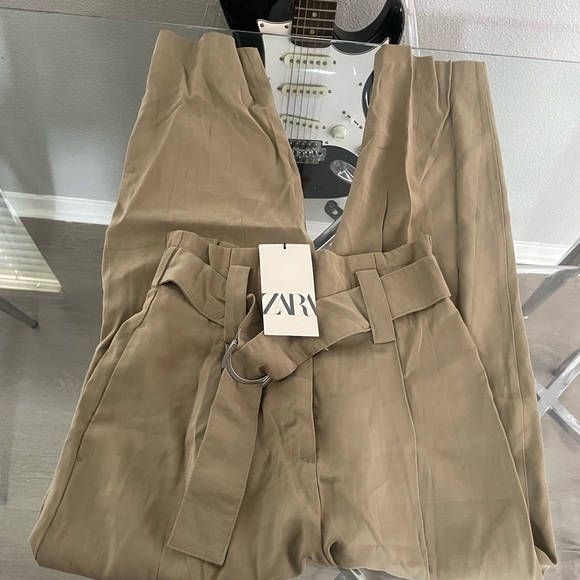 Stylish Tan Trousers for Women - Picture 2 of 2
